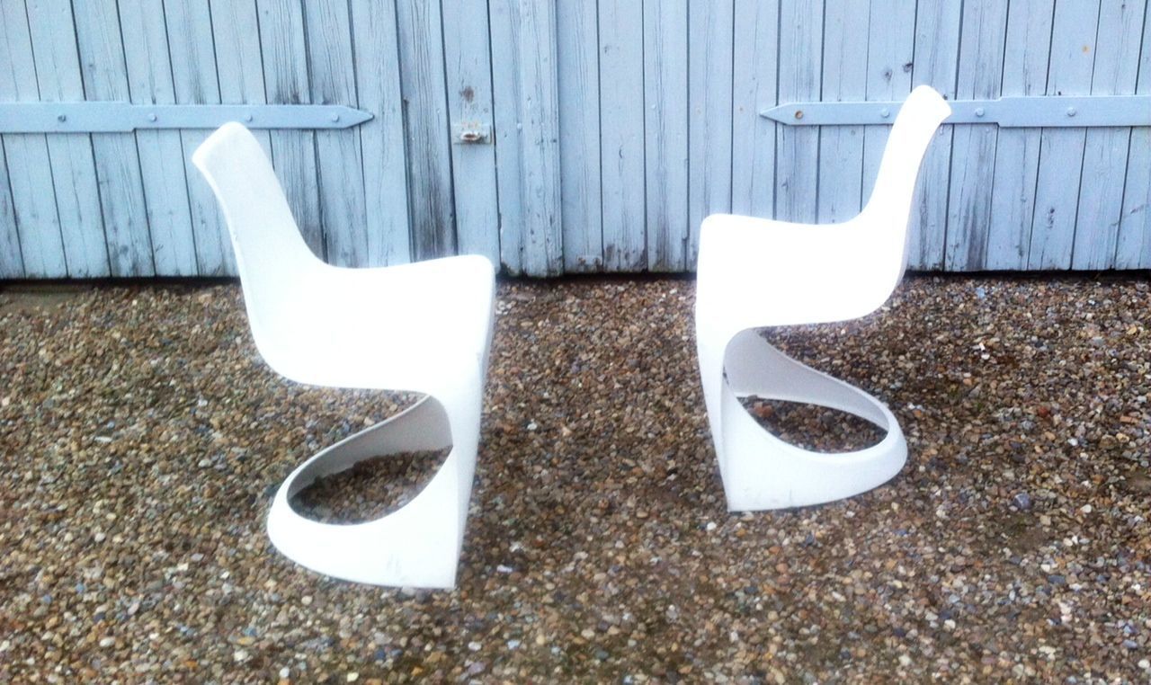 photo for sale A Line 290 Stoelen Van Steen Ostergaard Voor Cado, Jaren 1970, Set Van 2