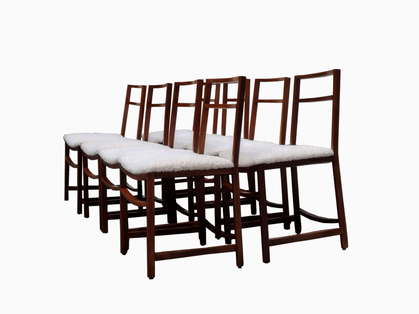 Renato Venturi For Mim Wooden Chairs, Italy 1960s photo for sale