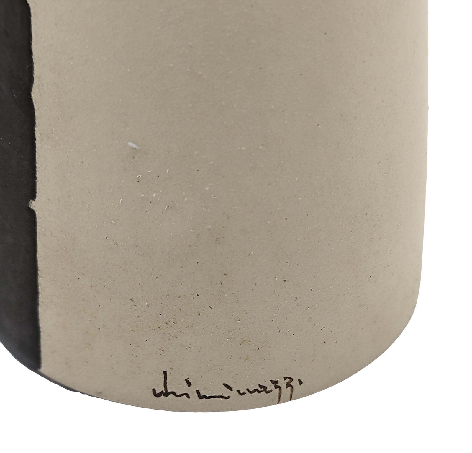341.0 Ceramiche Chiminazzo Pair Of "His And Her" Ceramic Bottles, Italy 1970s photo