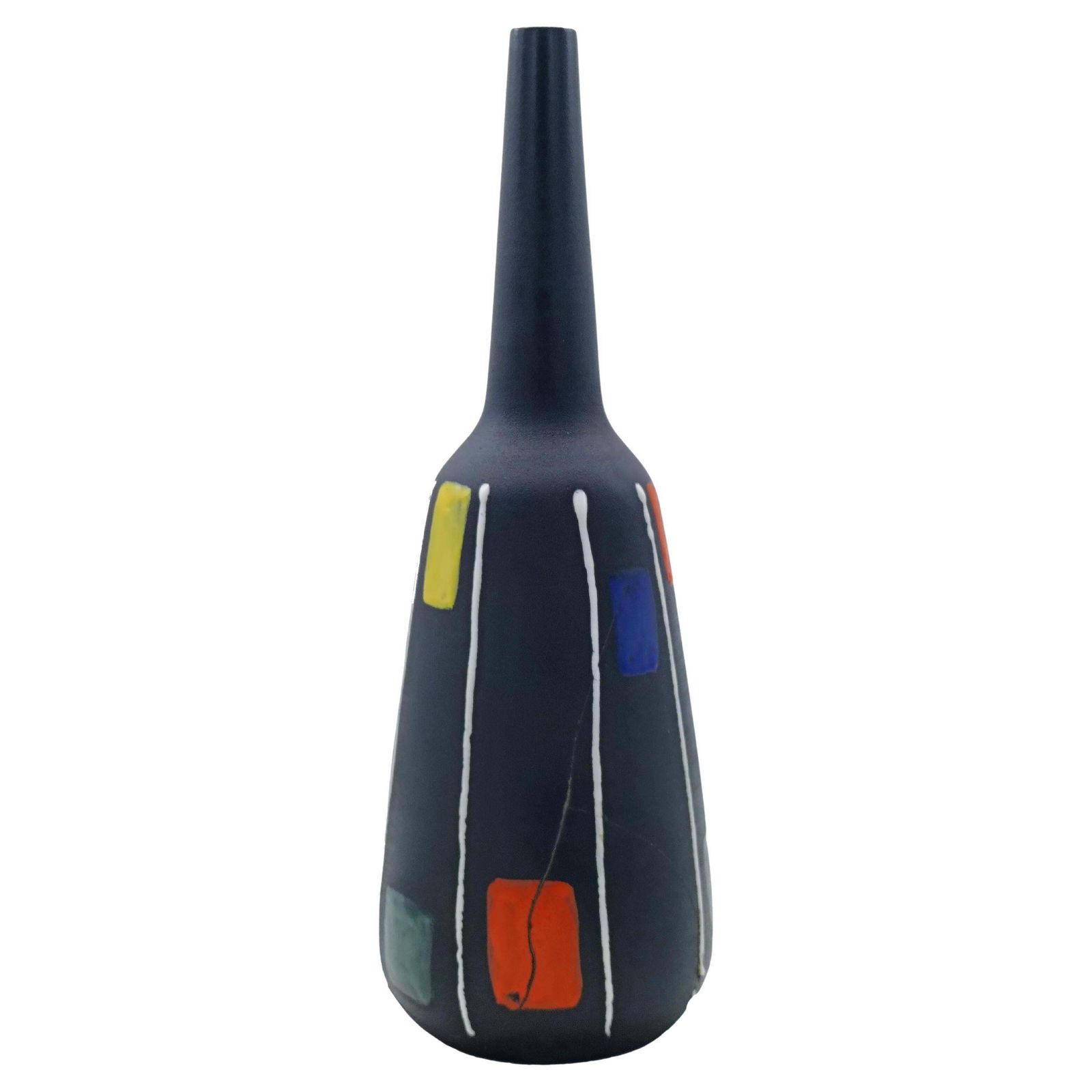 Nino Strada For Deruta Attrib. Ceramic Vase, Italy 1960s