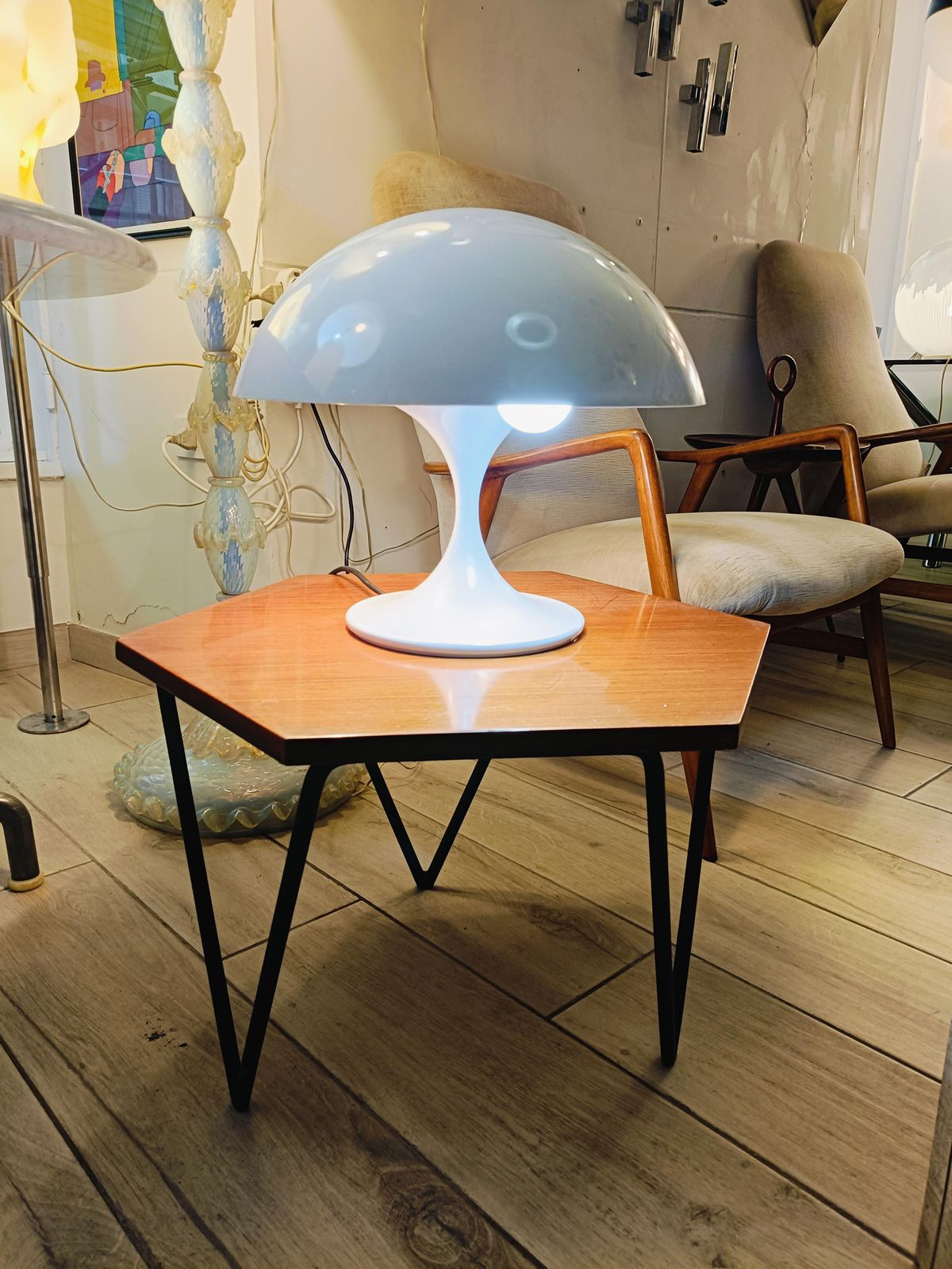 Gio Ponti For Isa Bergamo Hexagonal Coffee Table, Italy 1950s photo 2131.0