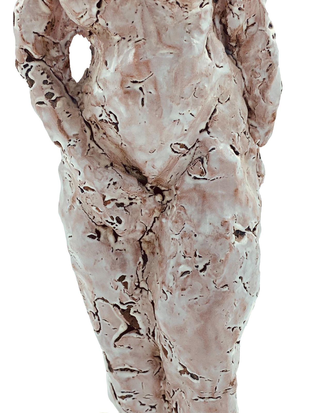 Salvatore Vitagliano "Venus Pudica", Glazed Terracotta Sculpture, 1970s photo buy