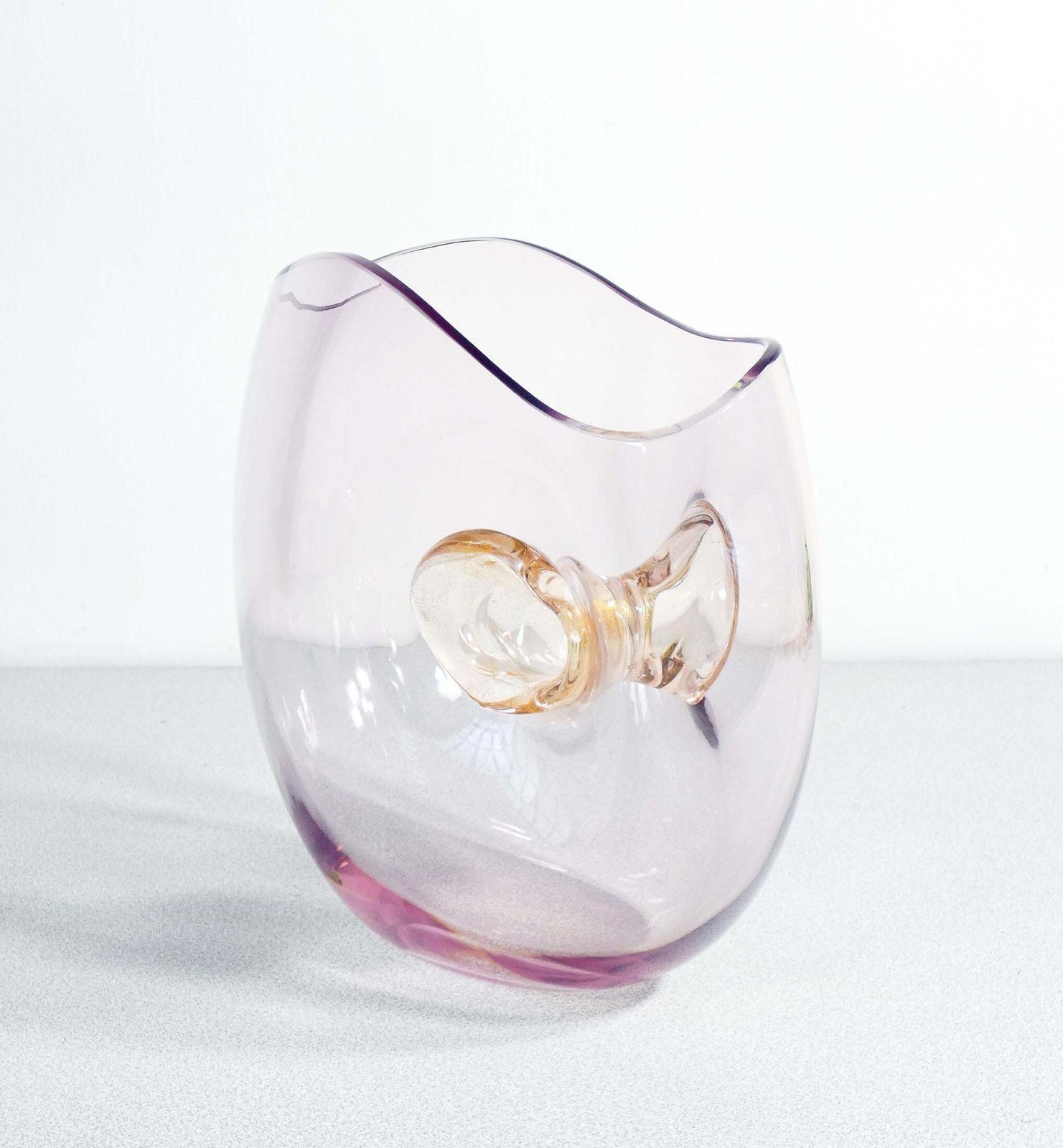 Blown Glass Vase, Design Gino Cenedese & Maurizio Albarelli. Murano, 1960s photo 682.0