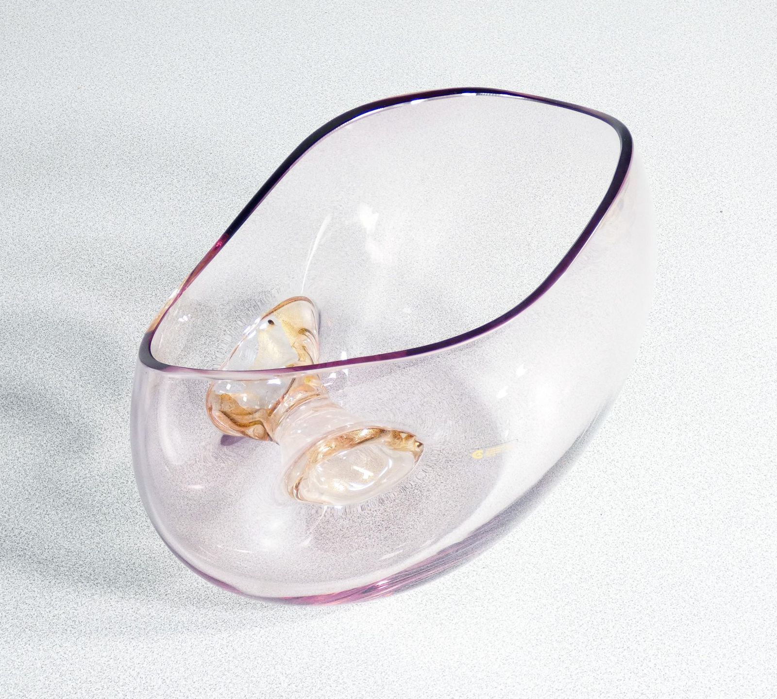 Blown Glass Vase, Design Gino Cenedese & Maurizio Albarelli. Murano, 1960s photo vintage