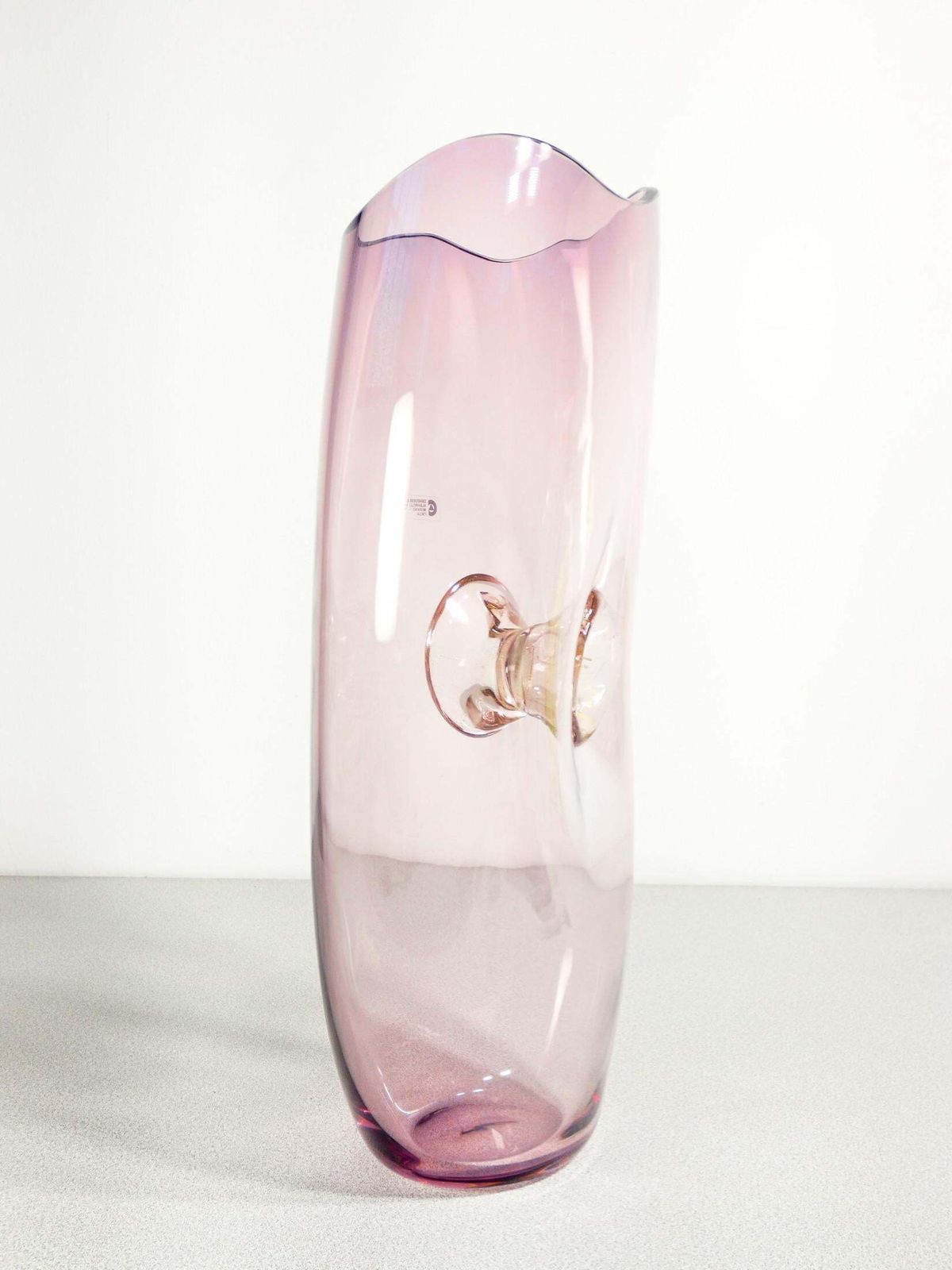 Blown Glass Vase, Design Gino Cenedese & Maurizio Albarelli. Murano, 1960s photo vintage