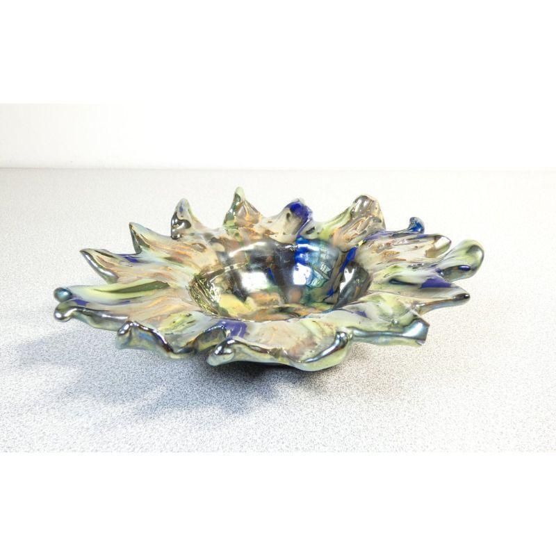 Ceramic Ashtray Signed Vm Albisola, Esa Mazzotti, Mid 20th Century photo furniture