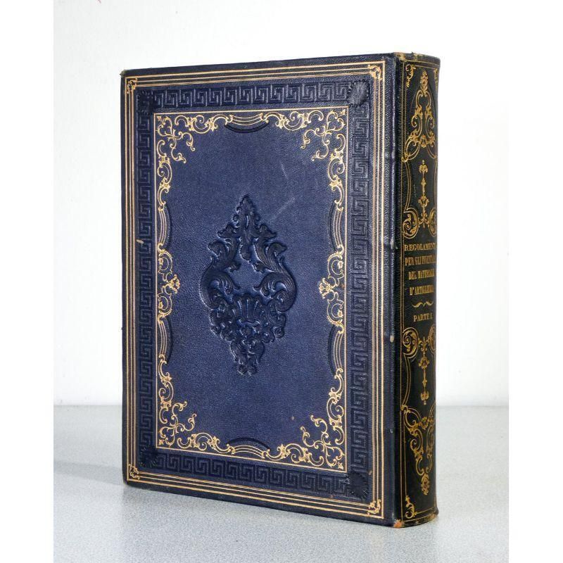 Regulations For Artillery Inventories, Turin 1848 photo buy