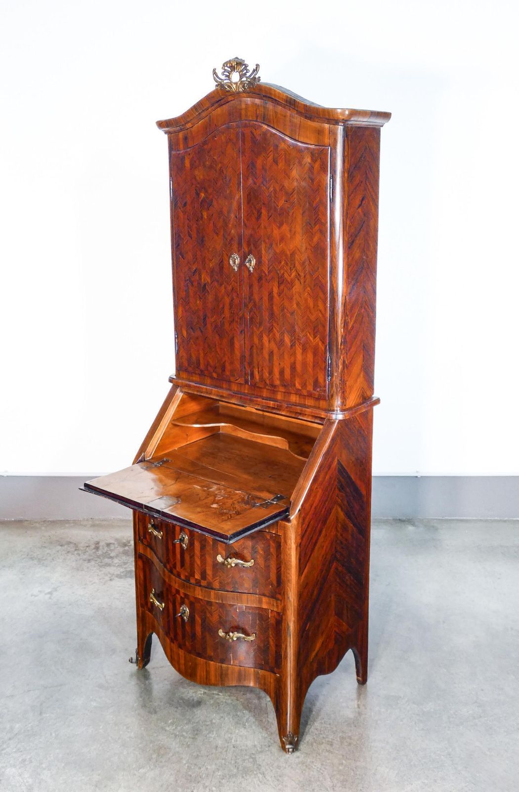 Trumeau, Secretaire Luigi XV Originale Settecentesco photo Furniture
