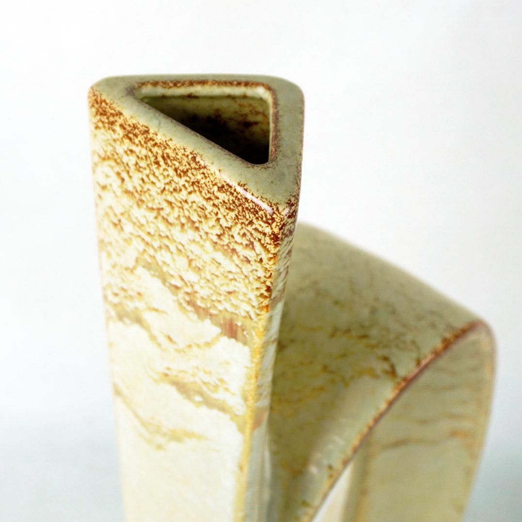 Italian Midcentury Ceramic Vase By Roberto Rigon For Bertoncello photo for sale