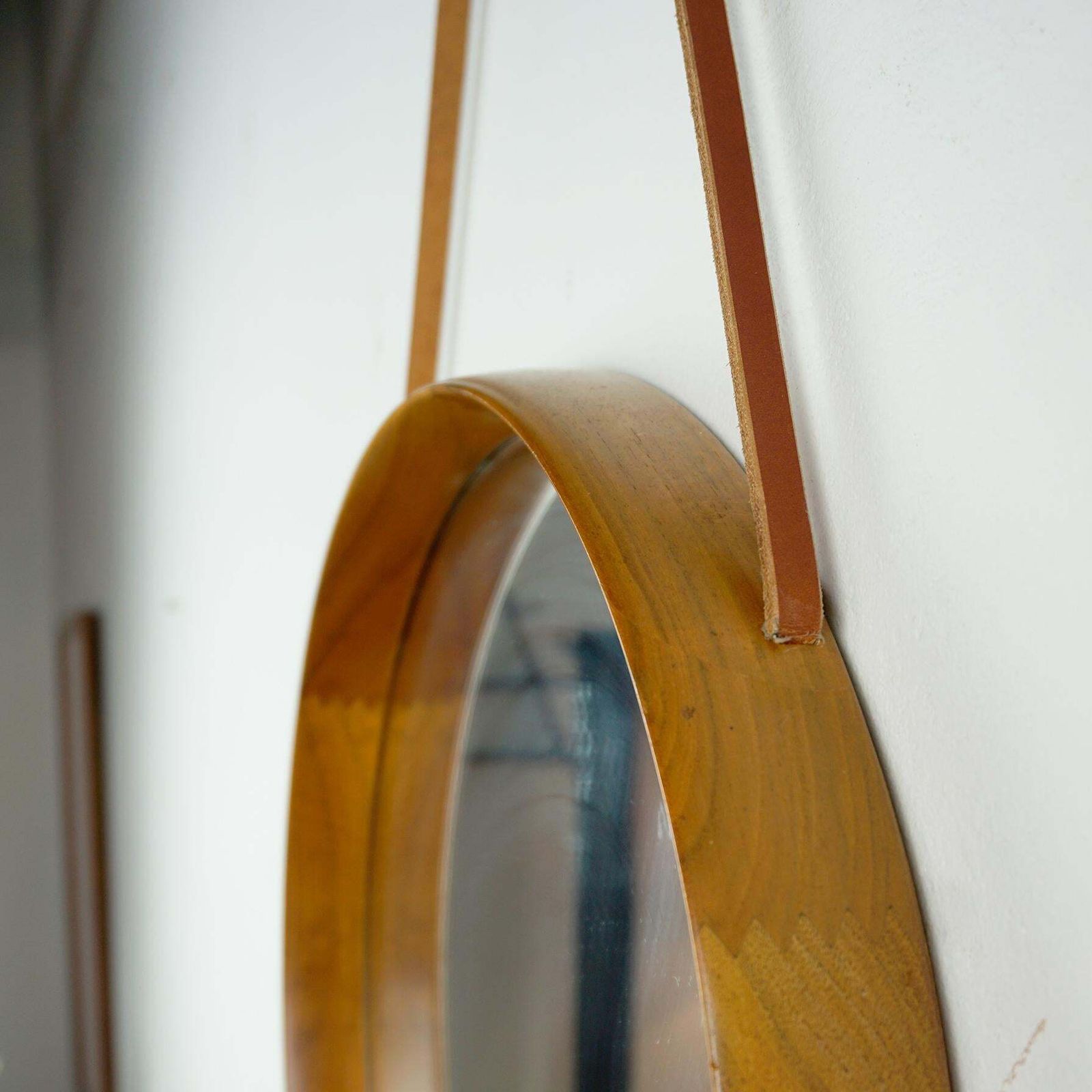 Scandinavian Teak Mirror By Uno And Osten Kristiansson For Luxus Vittsjö Sweden photo Home Decor