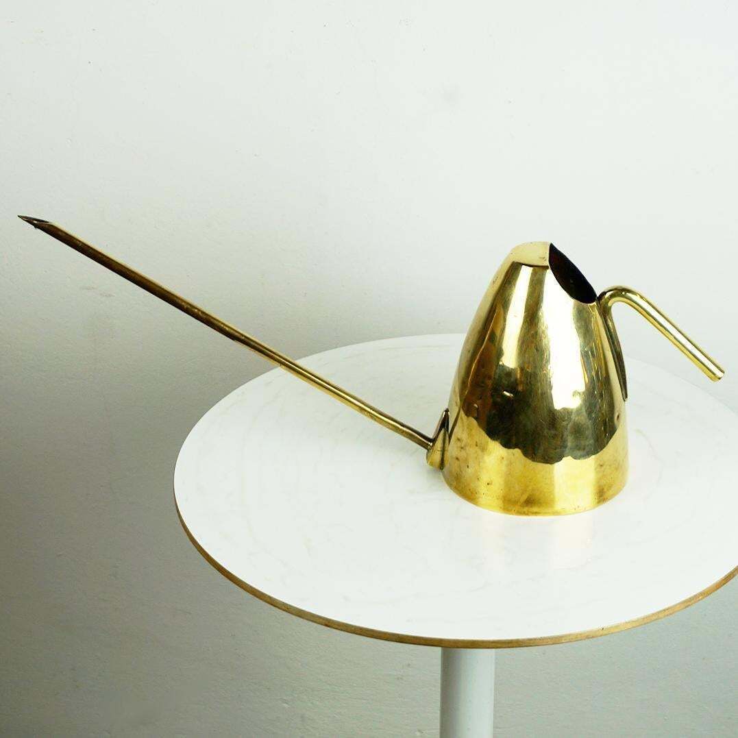 Austrian Midcentury Brass Watering Can By Carl Auböck photo furniture