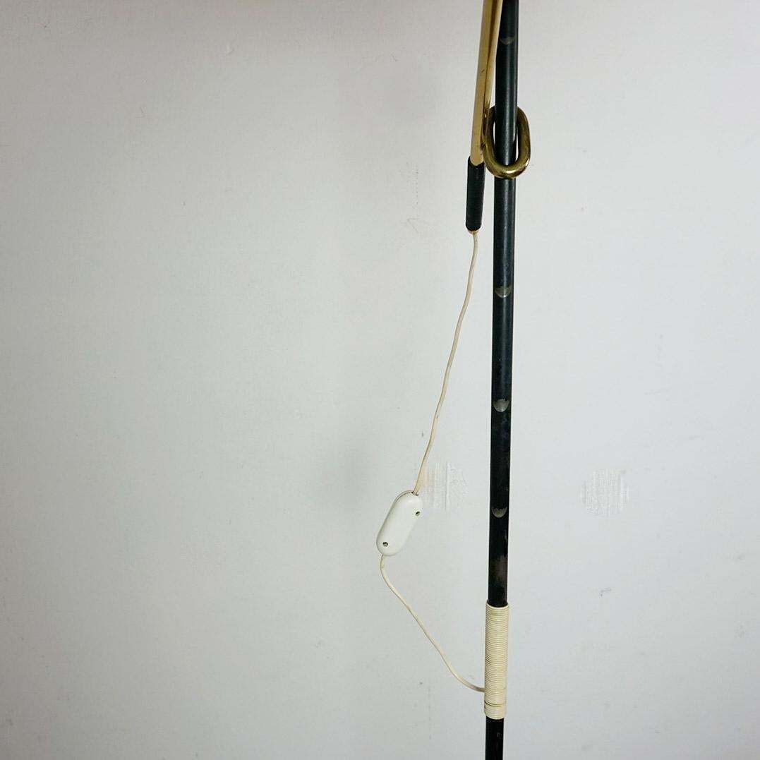 photo for sale Austrian Midcentury Brass Floor Lamp Mod. 2097 Pelikan By J.T. Kalmar