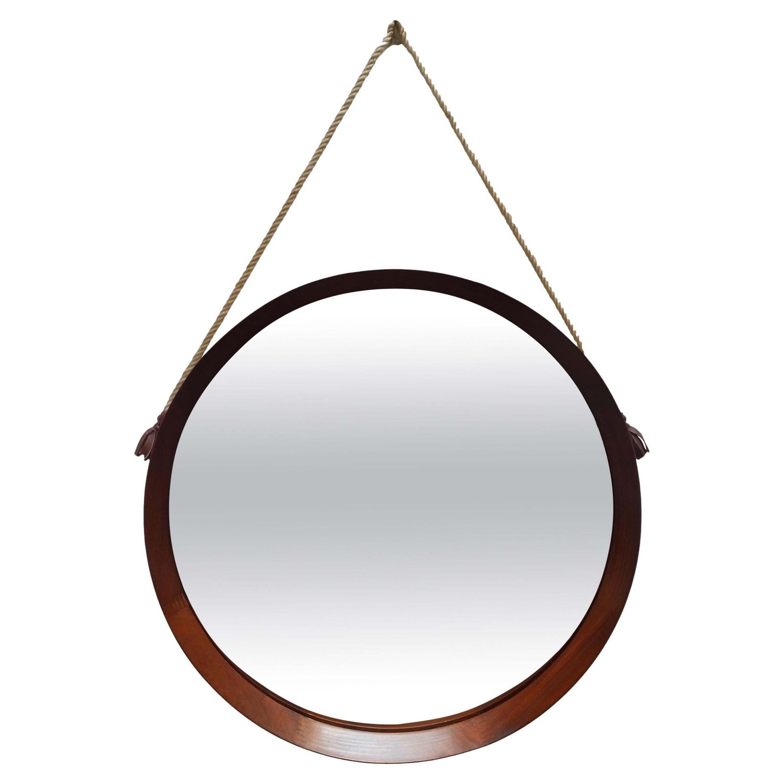Osten Kristiansson For Luxus Teak Wall Mirror, Swedish, 1960s