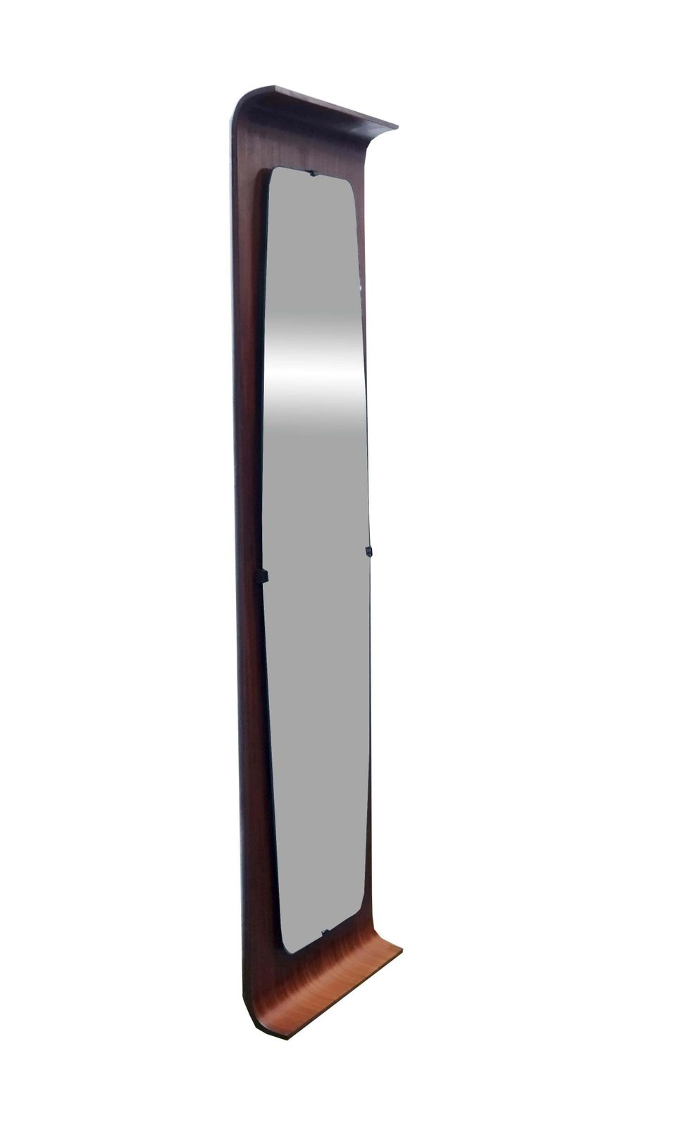 Franco Campo & Carlo Graffi For Home Bent Plywood Wall Mirror, Italy, 1960s photo furniture