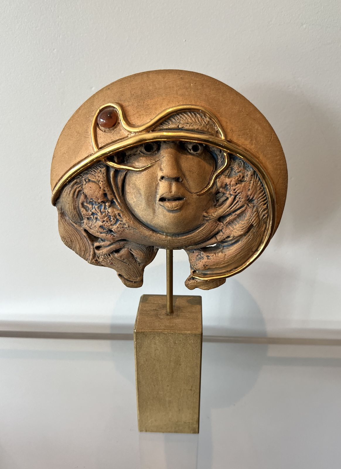 Terracotta Sculpture Signed Jean Claude Vanhaecke photo furniture