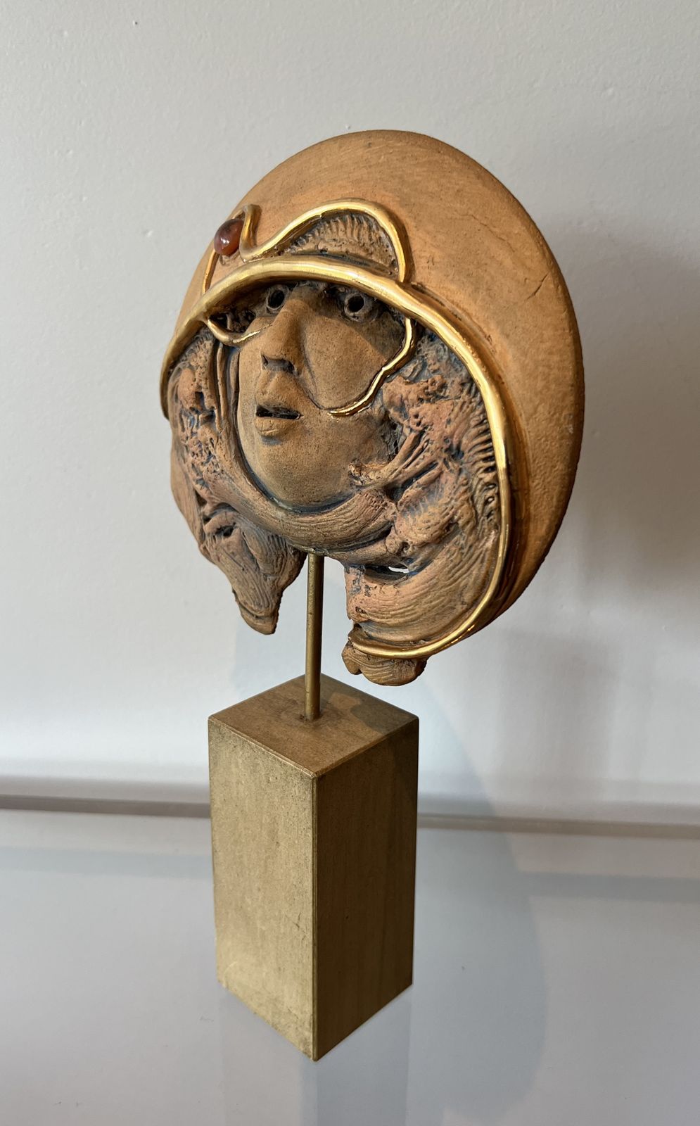 Terracotta Sculpture Signed Jean Claude Vanhaecke photo 980.0