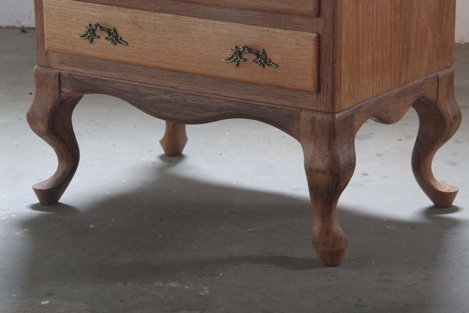 Danish 1960s Highboy 6 Drawer Dresser In Oak photo vintage
