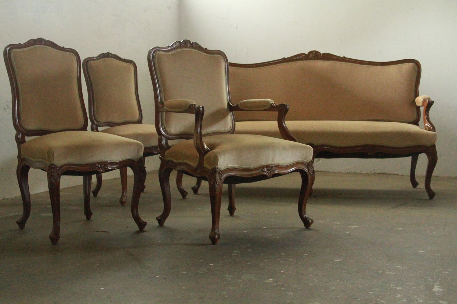 1236.0 Antique Louis XV Chairs, French photo