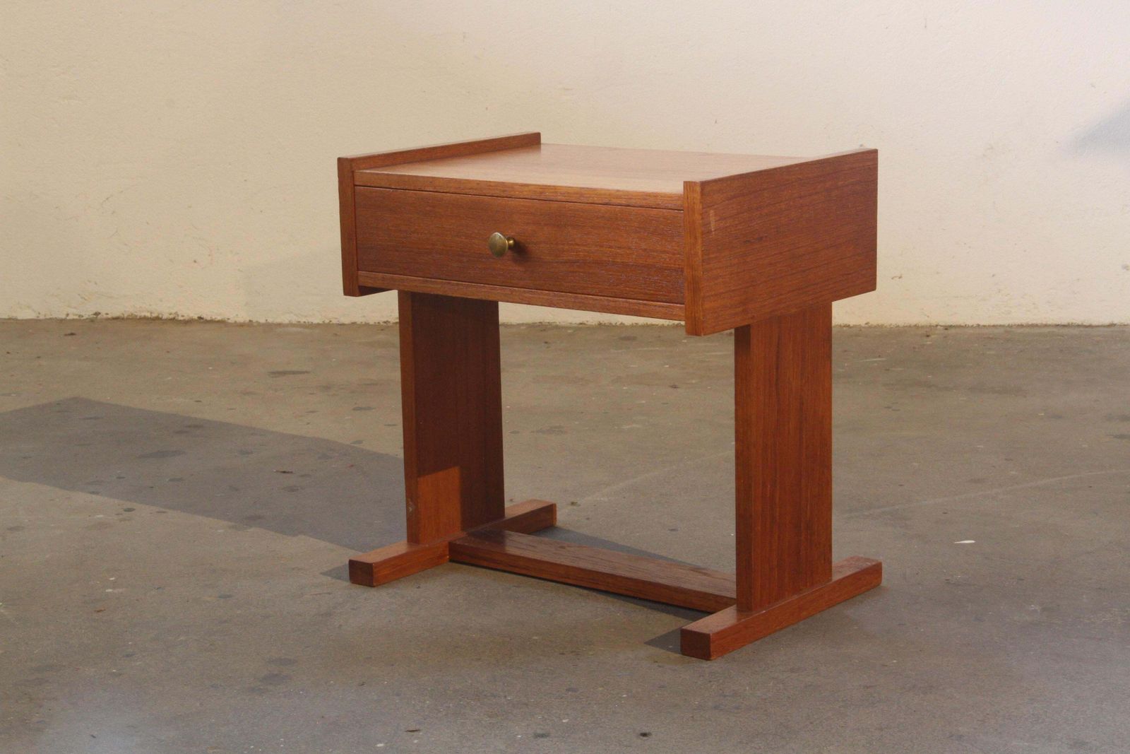 Danish Mid Century Teak Bedside Table Nightstand, 1960s photo furniture