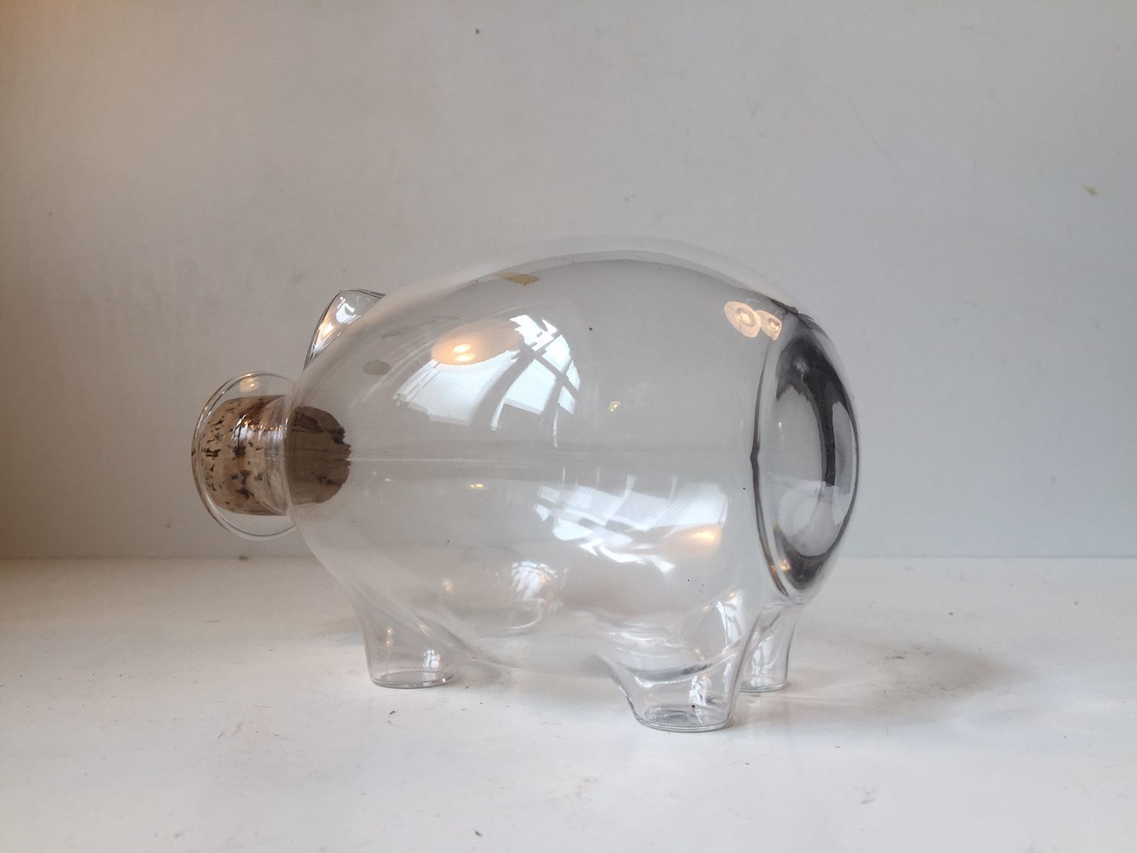 Modernist Finnish Pig Decanter By Valto Kokko For Iittala, 1980s photo vinterior