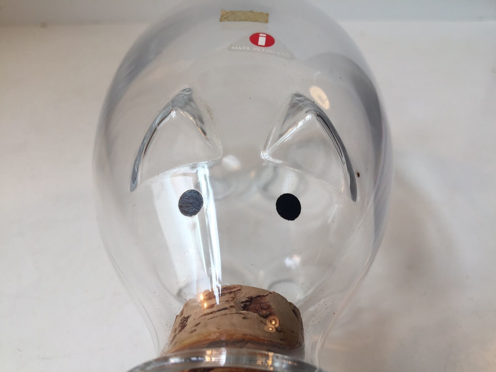 Modernist Finnish Pig Decanter By Valto Kokko For Iittala, 1980s photo buy