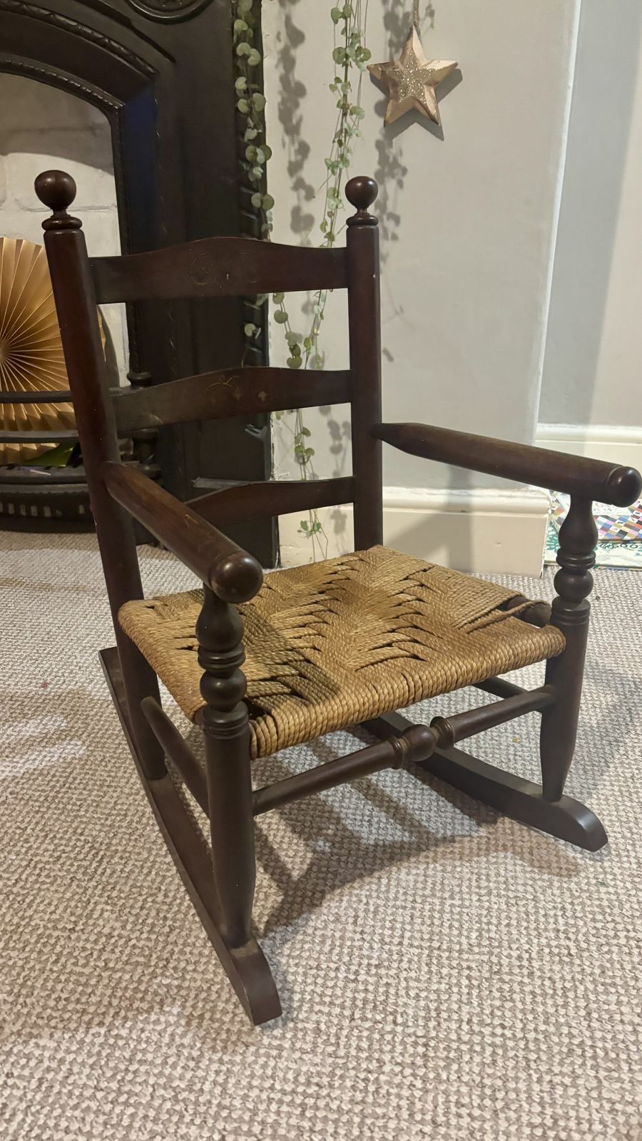 Antique Toddler Rocking Chair photo for sale