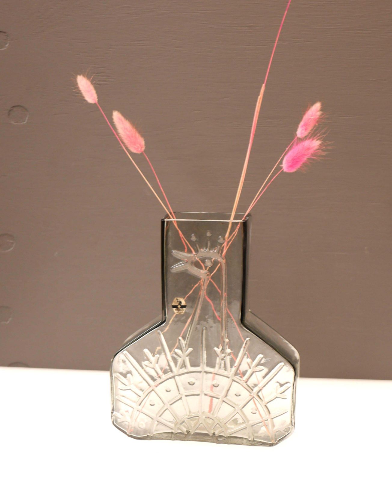 357.0 Mid Century Scandinavisch Modern Kunstglas Vaas Van Wiktor Berndt Voor Flygsfors photo
