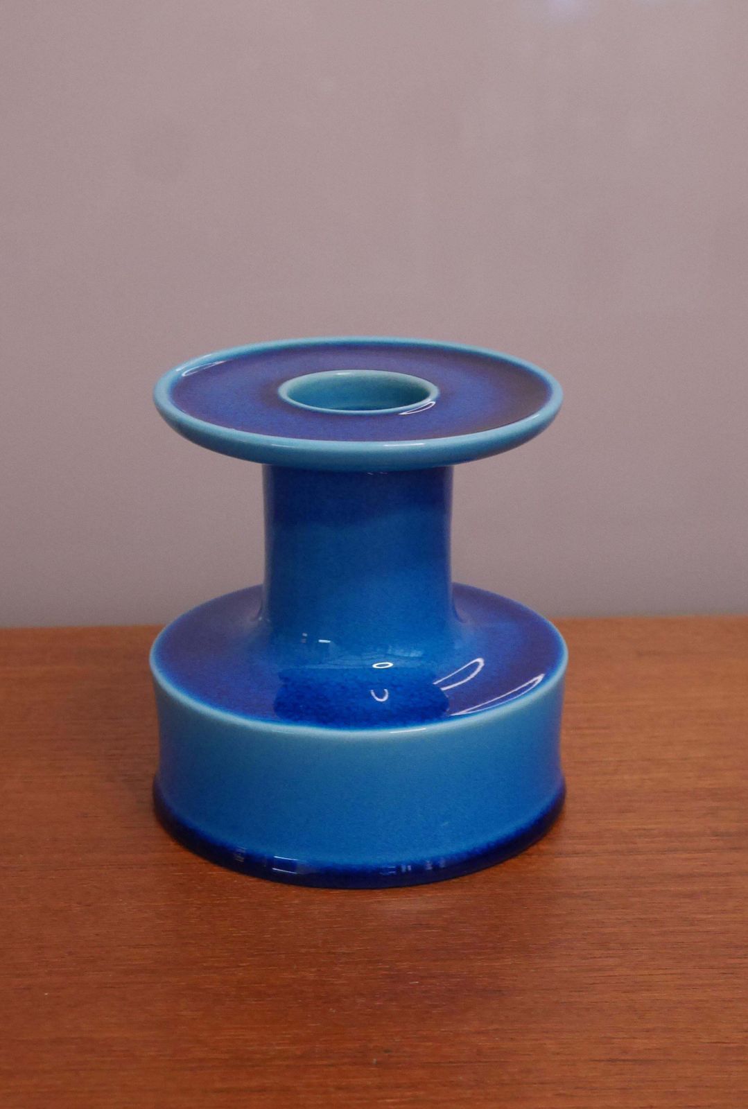 'Lazur' Vase By Stig Lindberg For Gustavsberg, Sweden. photo for sale