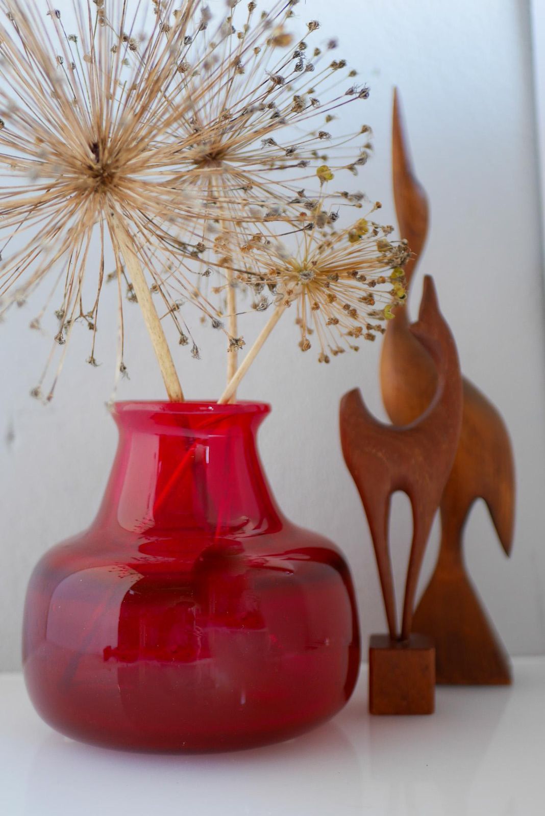 Scandinavian Mid Century Modern Design Art Glass Vase By Erik Höglund, Sweden photo for sale
