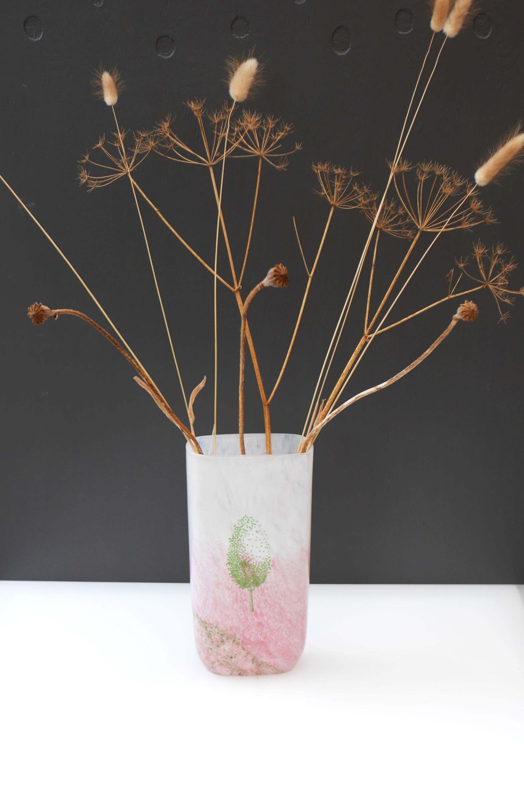 Scandinavian Glass Art Vase Known As "May" By Kjell Engman For Kosta Boda, 1980s photo furniture