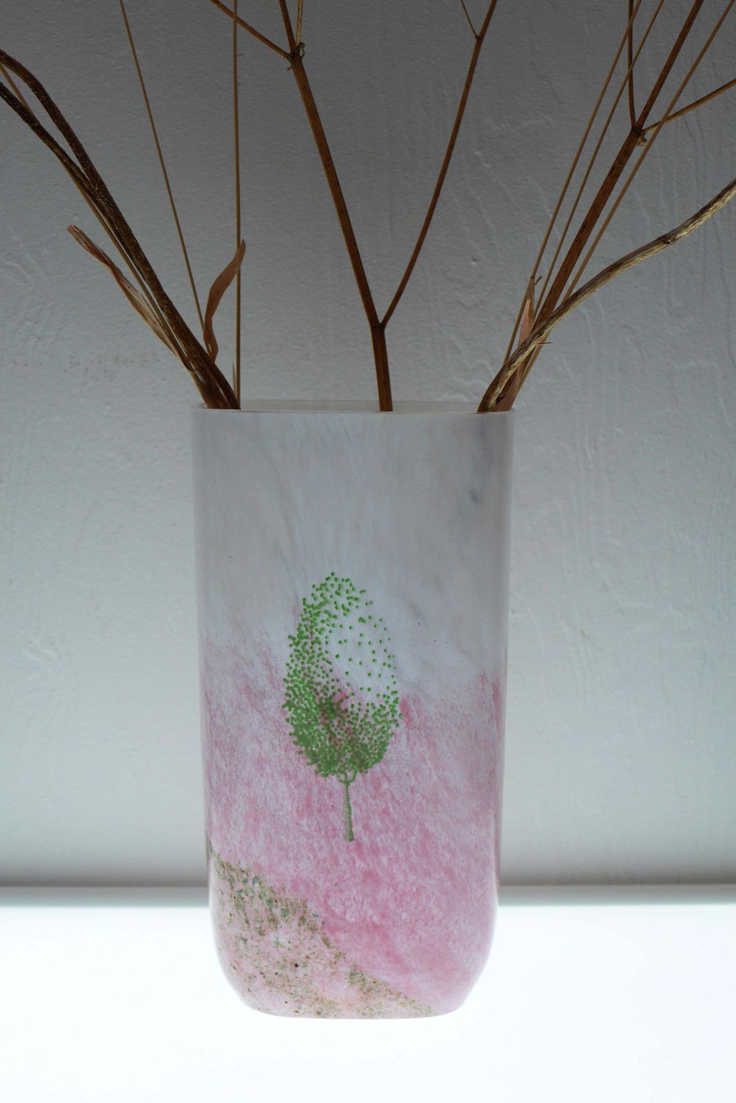 Scandinavisch Glazen Kunstvase Bekend Als "May" Door Kjell Engman Voor Kosta Boda, Jaren 1980 photo buy
