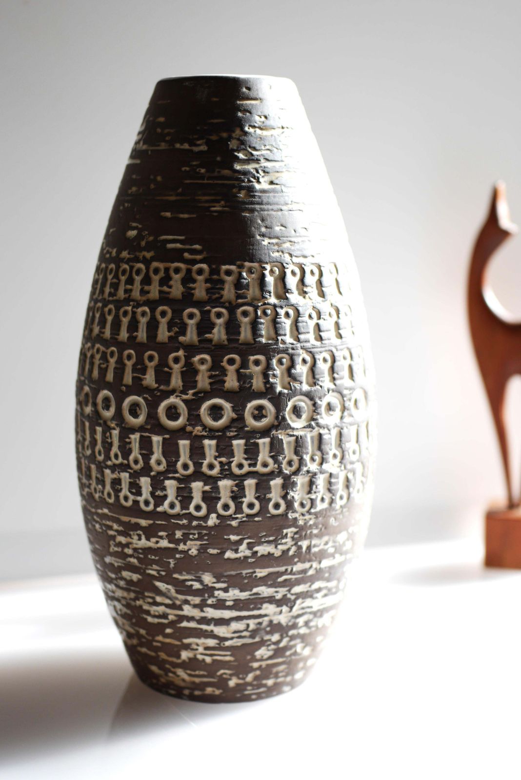 photo for sale 'Mexico' Vase By Mari Simmulson For Upsala Ekeby, Sweden