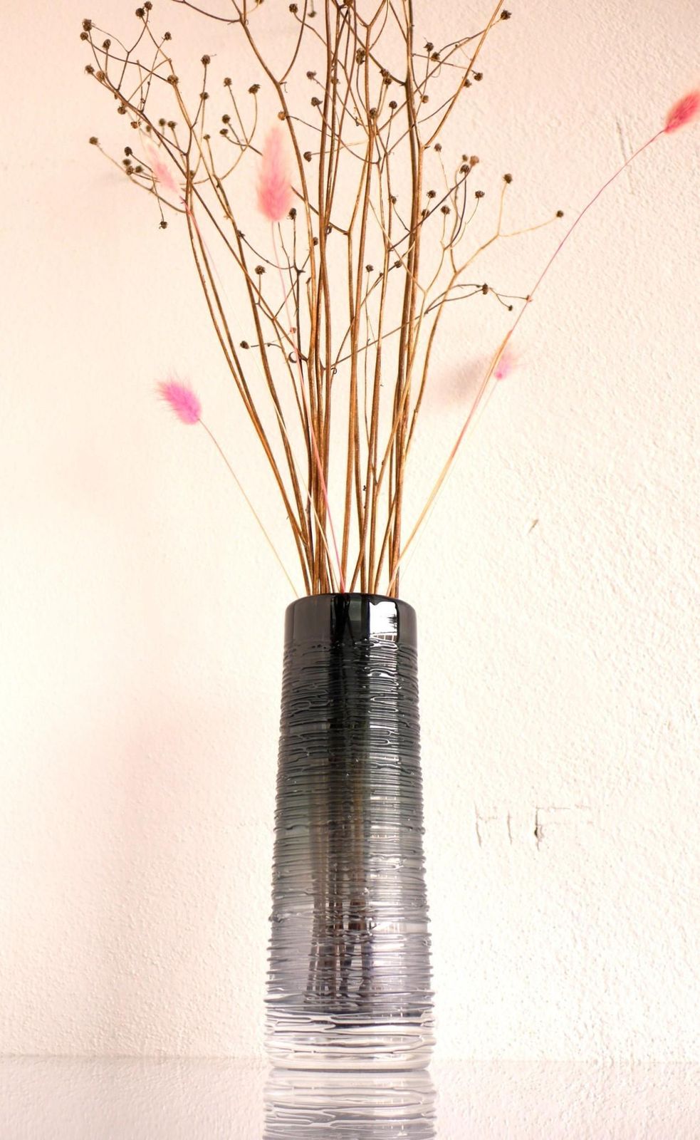 Crystal Glass Vase Made And Signed By Bengt Edenfalk For Skruf, Sweden, 1970s photo 340.0