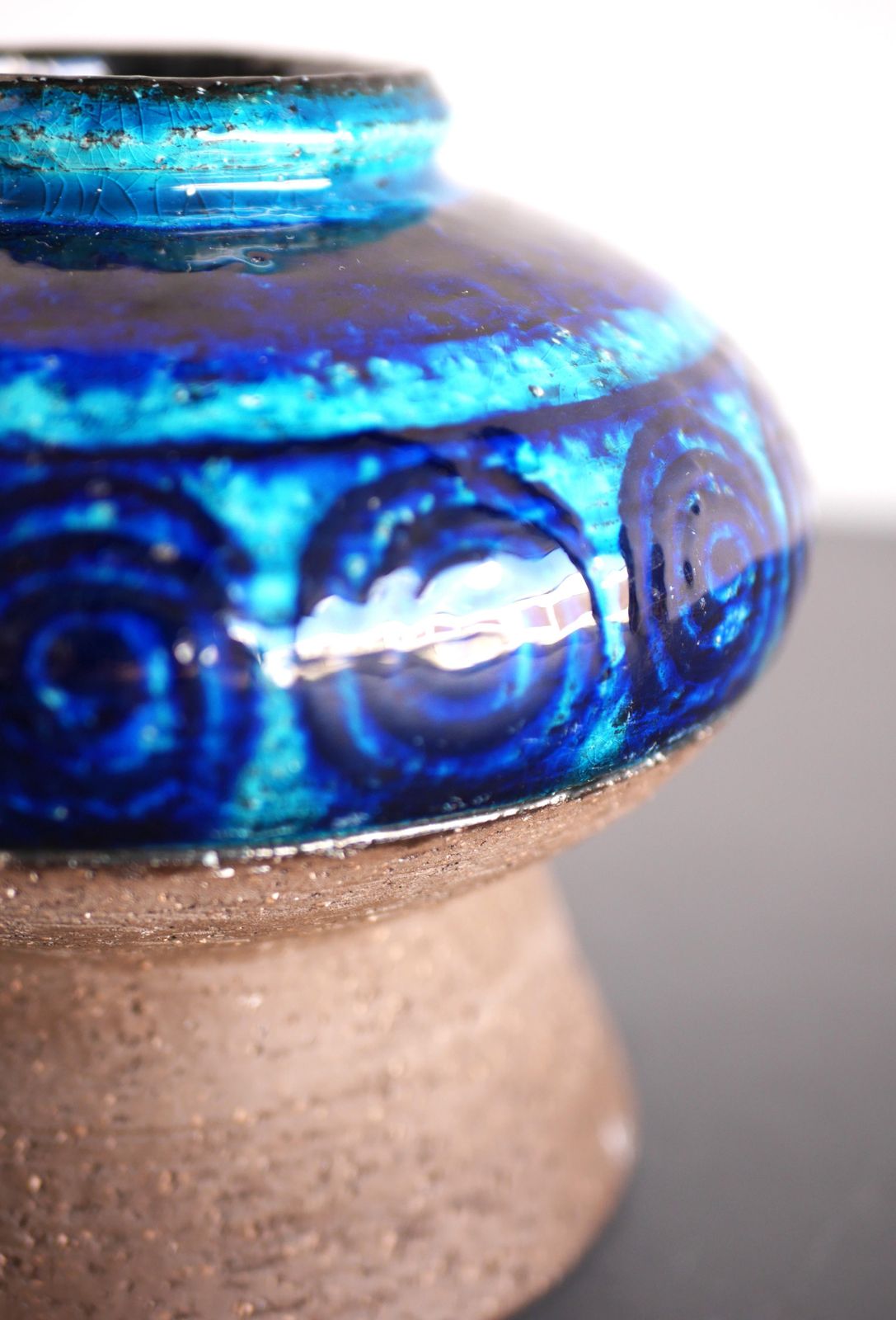 Modernist, Earthenware Ceramic Vase By Inger Persson For Rörstrand, Sweden photo for sale