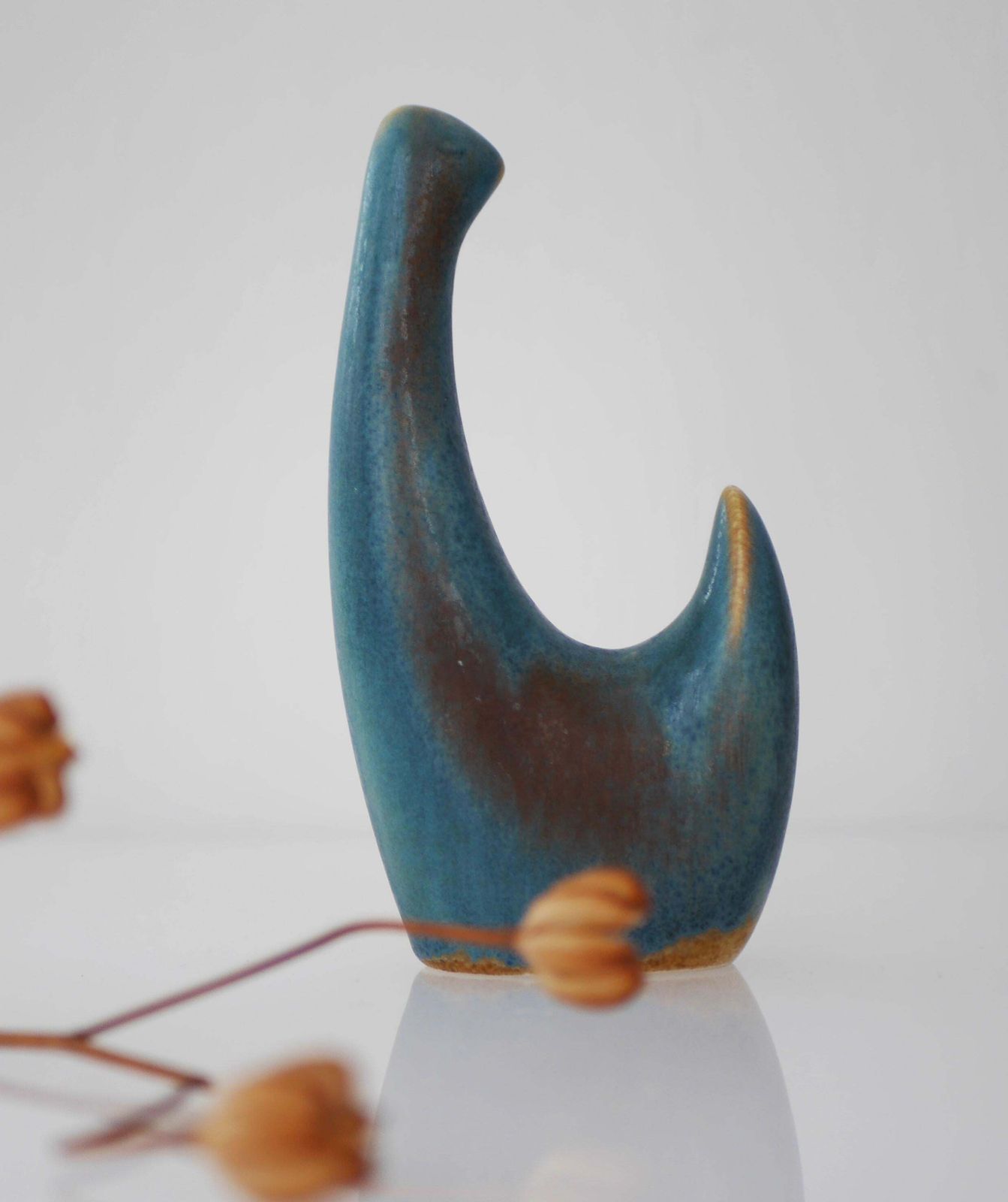 Keramisch Vogelbeeldje Door Børge Jørgensen Voor Söholm, Denemarken. photo furniture