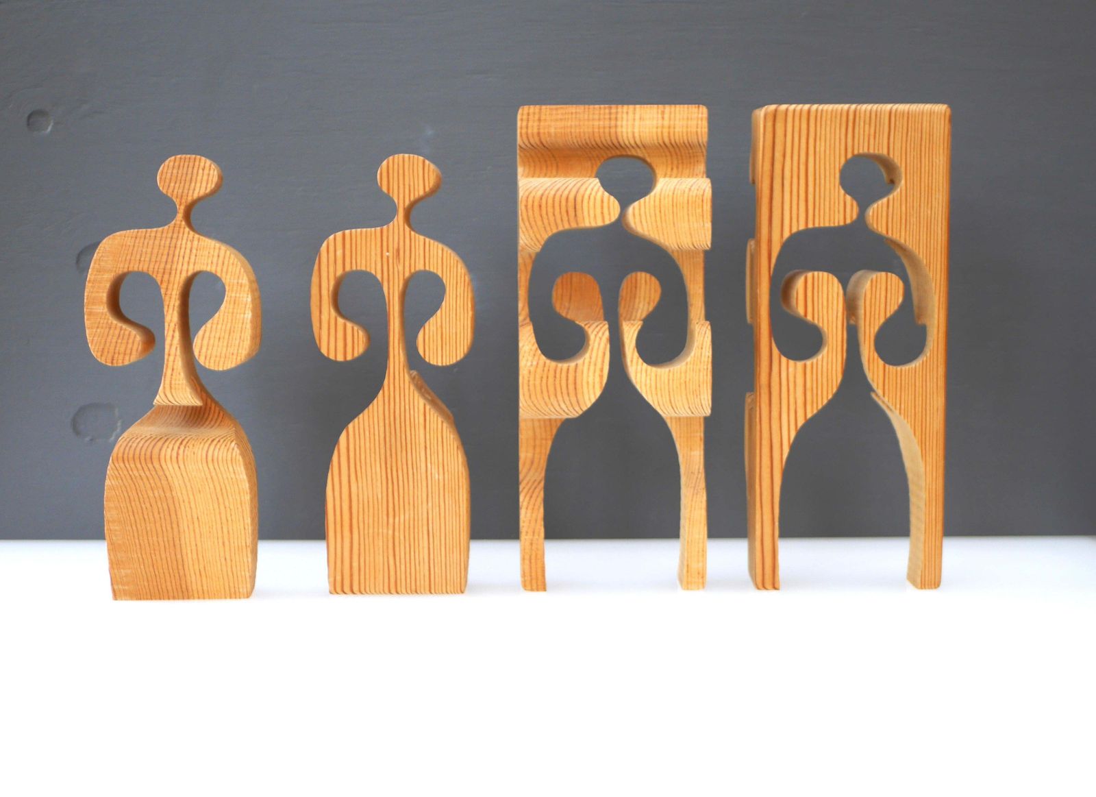 Houten Puzzelsculptuur Van Gunnar Kanevad Voor Gamla Linköping, Zweden, 1962 photo vinterior