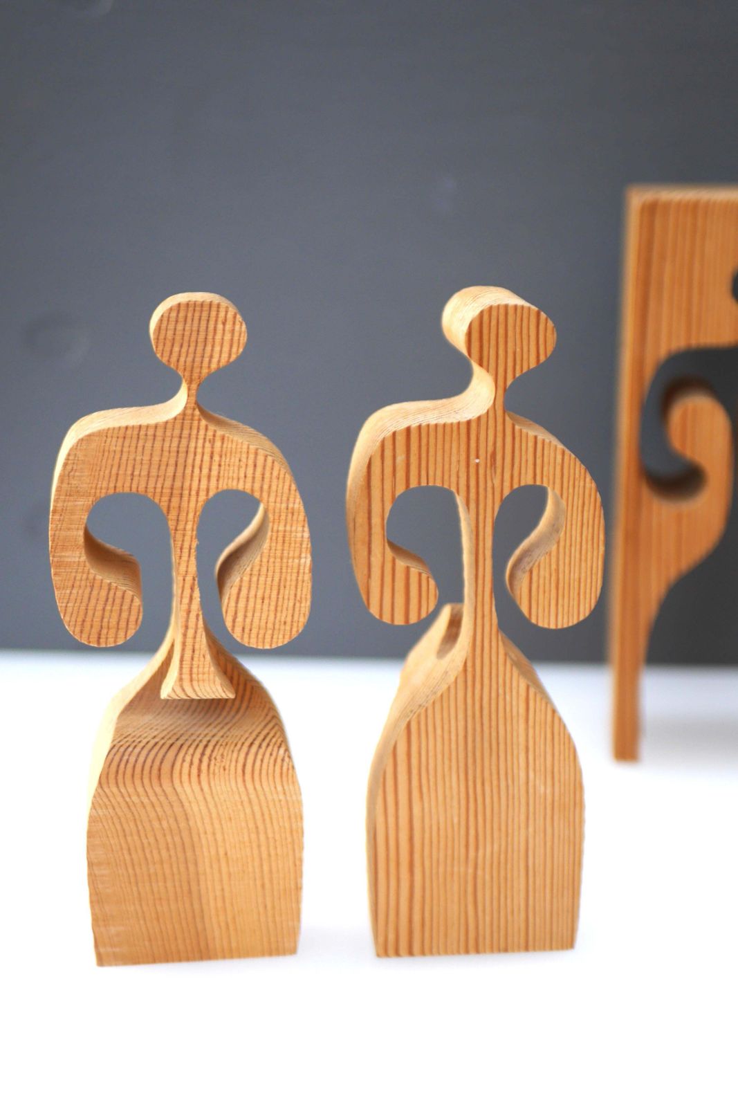 Kunst Houten Puzzelsculptuur Van Gunnar Kanevad Voor Gamla Linköping, Zweden, 1962 photo