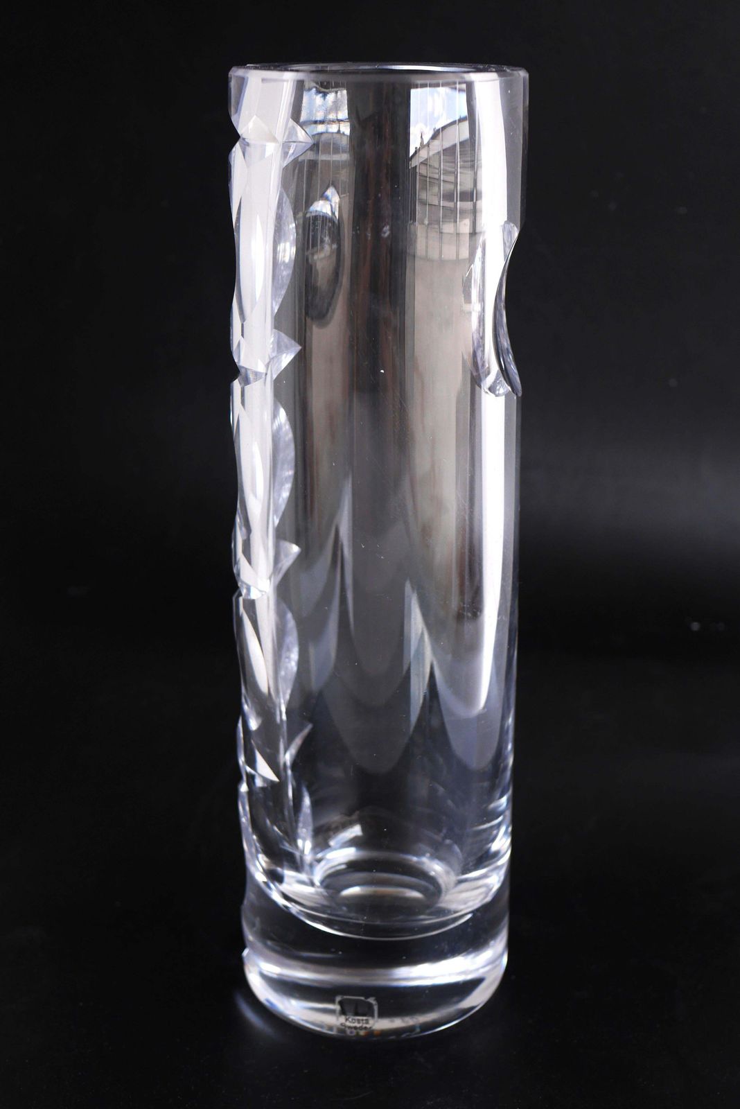photo for sale Mona Morales Crystal Hand Cut Decorative Art Vase And Art Object, Kosta, Sweden