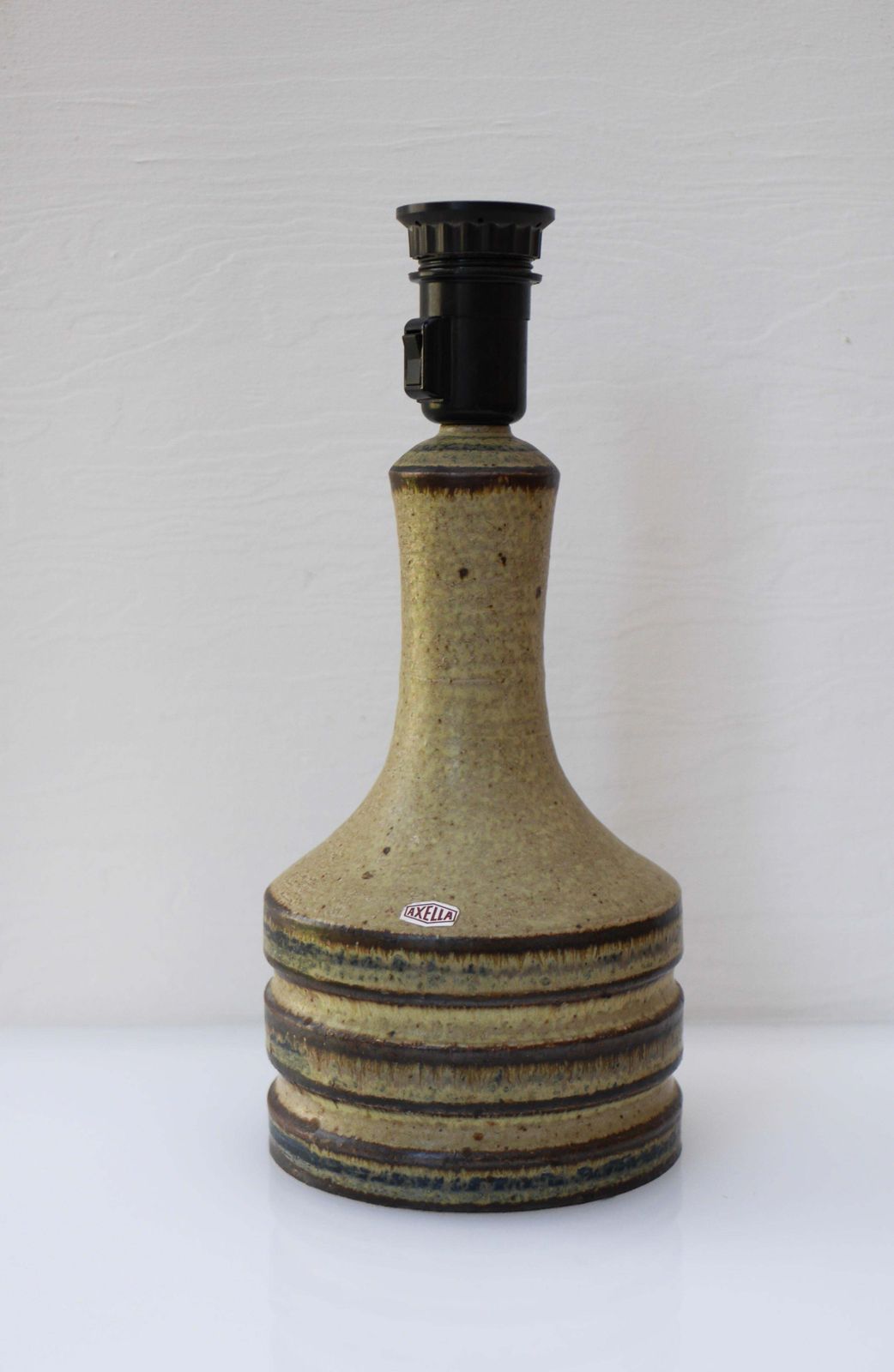 Mid Century Modern Keramische Grote Tafellamp Van Axella, Denemarken photo buy