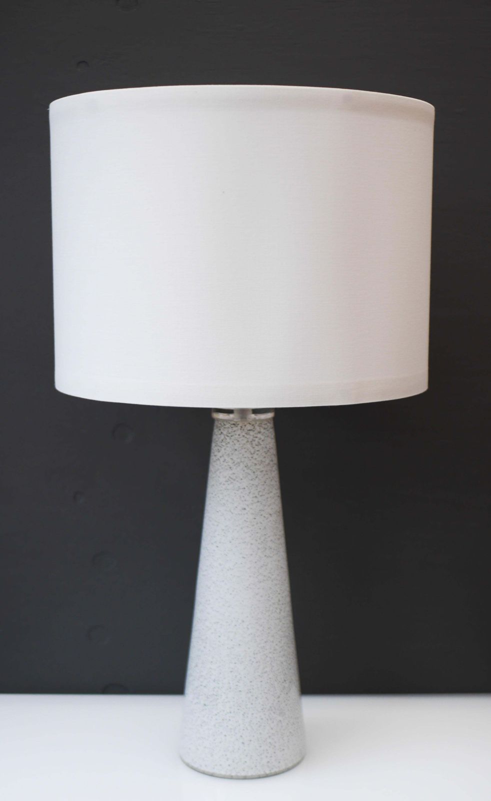 An Elegant Glass Art Table Lamp Made By Bengt Orup For Hyllinge Glasbruk, Sweden photo for sale
