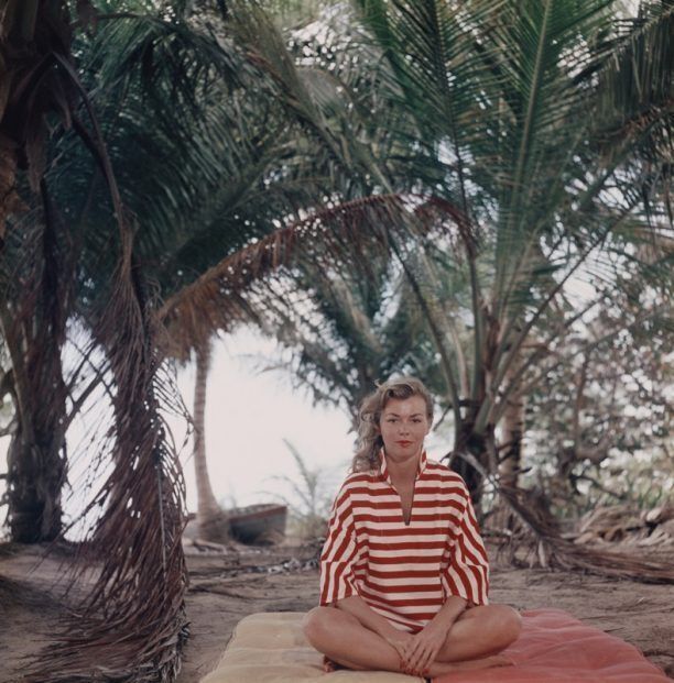 Slim Aarons 'Andros Island'  Framed White
