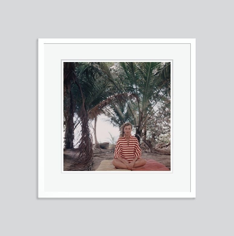 Slim Aarons 'Andros Island'  Framed White photo furniture