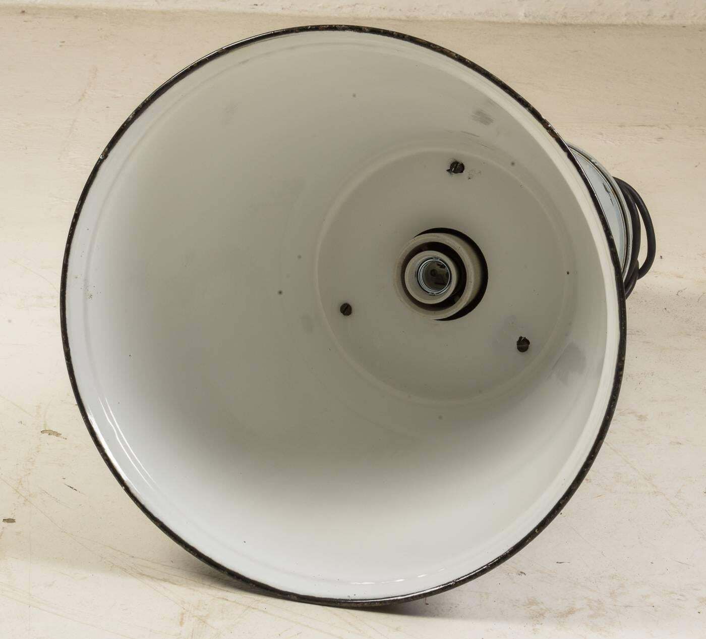 Large Black And Gray Czech Factory, Industrial Pendant Lamp photo for sale