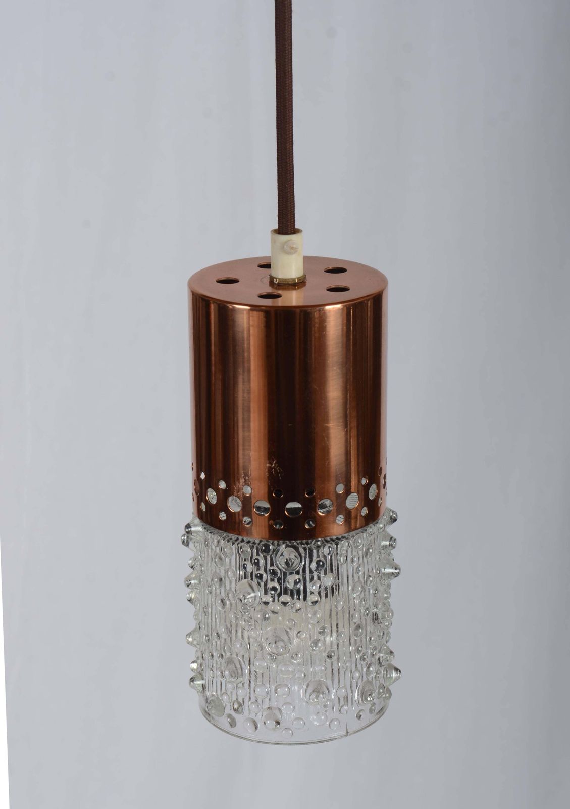 photo for sale Mid Century Copper Pendant