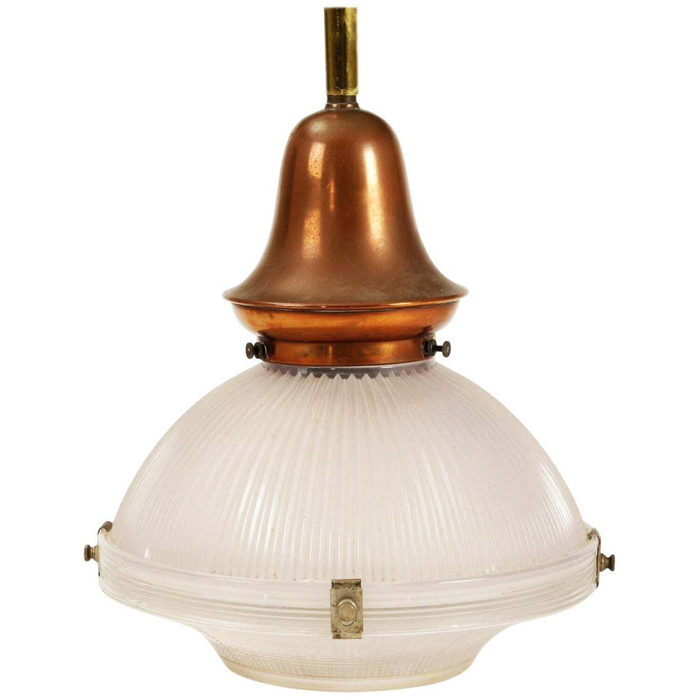 Holophane hanglamp uit de jaren 1930