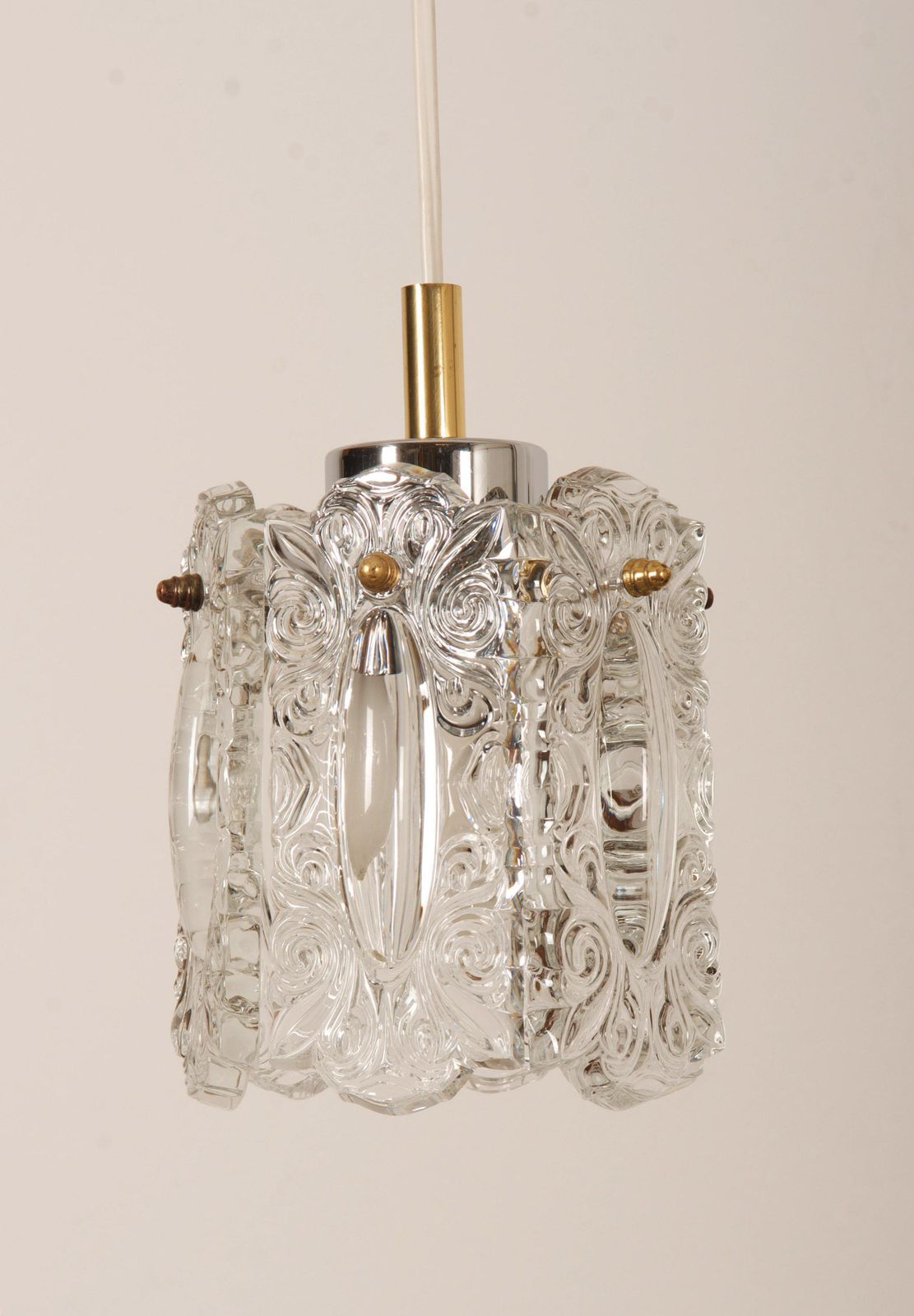 Glass Pendant Lamp From The 1970s photo furniture