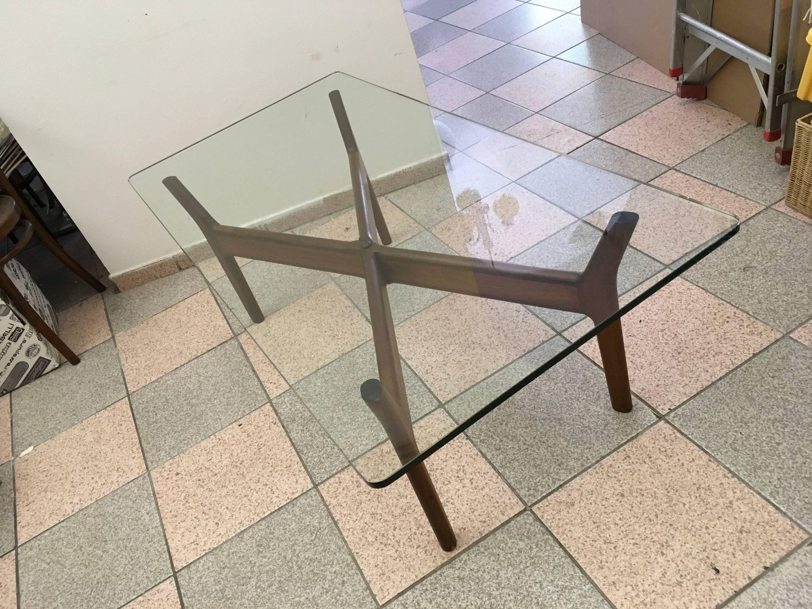 Mid Century Teak, Glass Coffee Table By Alf Svensson photo 1157.0