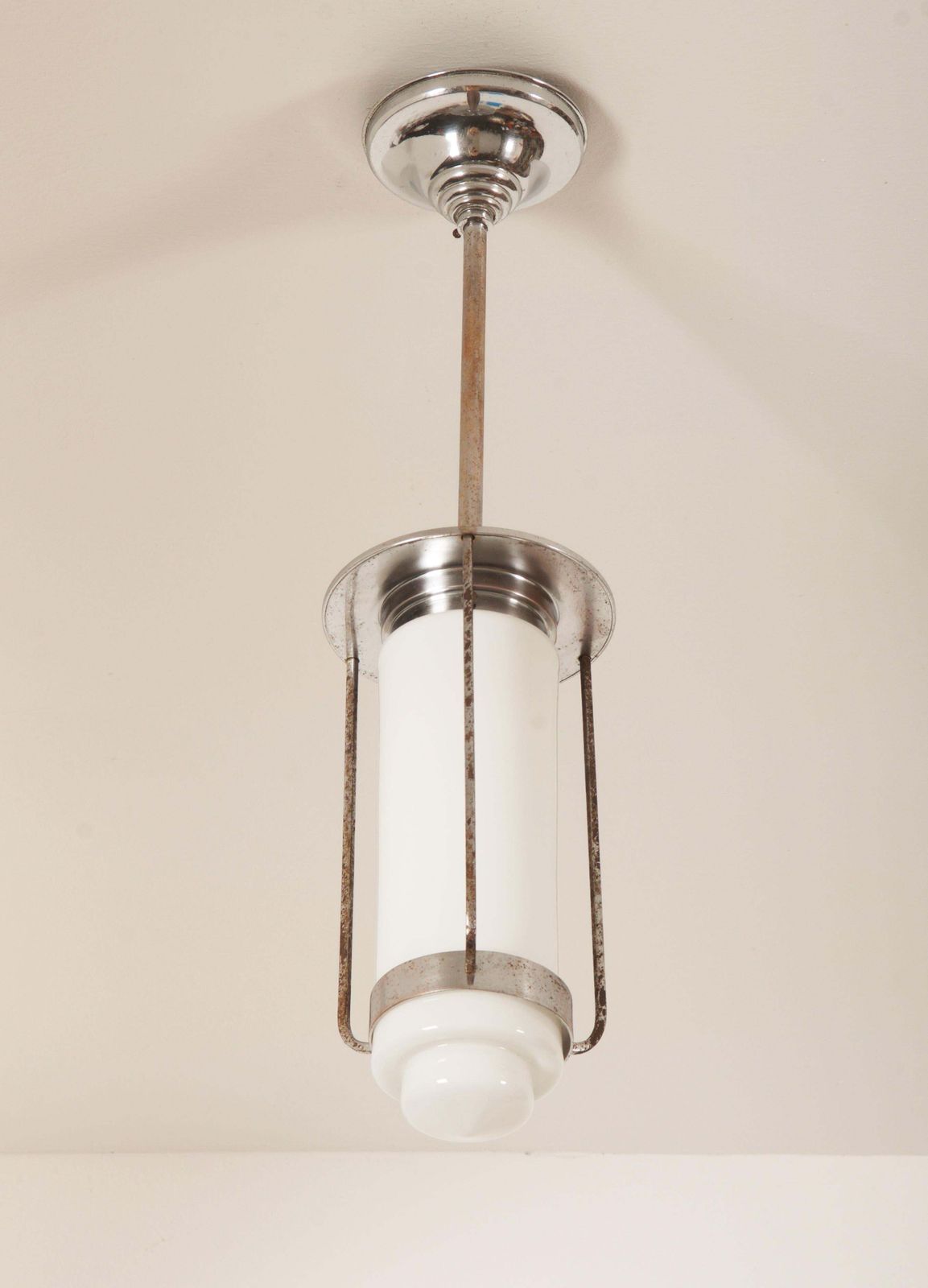 Art Deco Opaline Glass Pendants photo Lighting