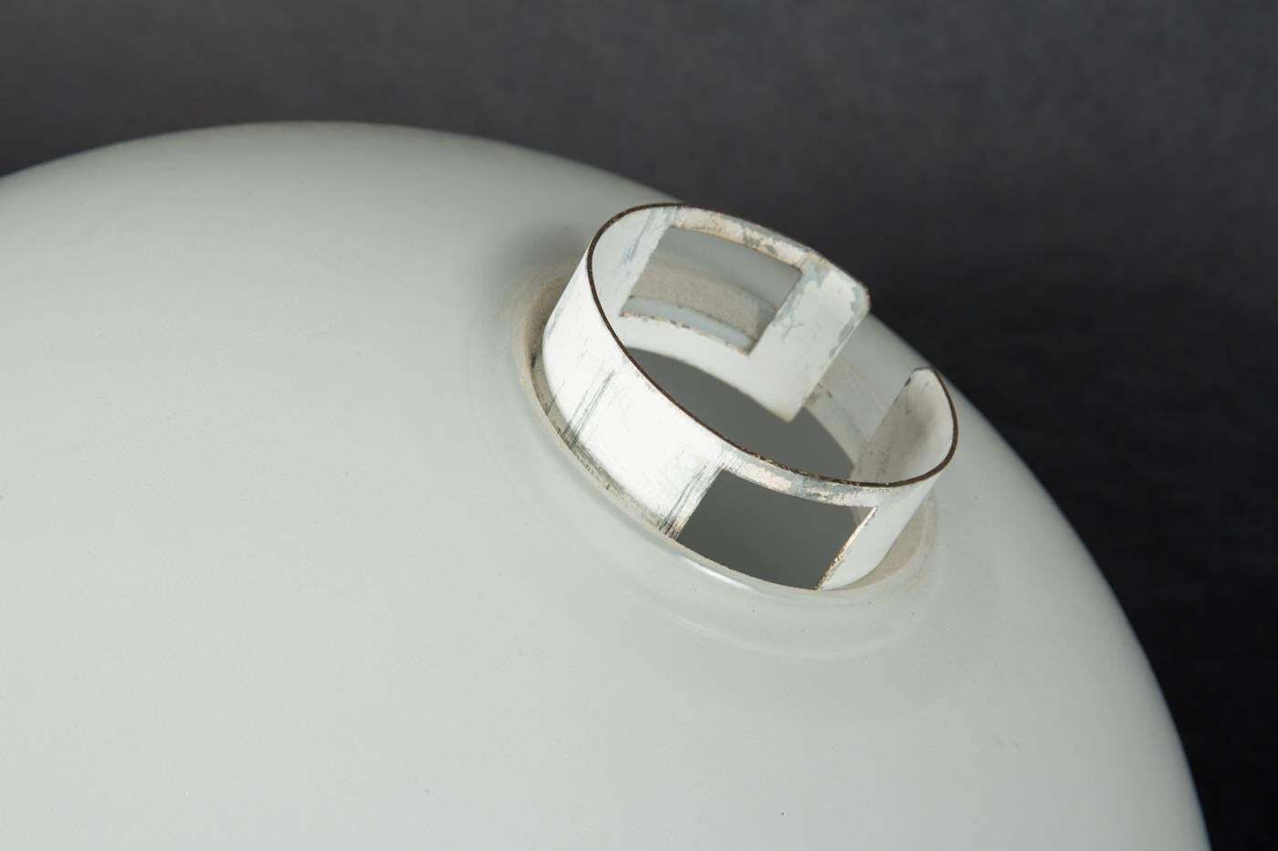 French Pendant Light Attributed To Mathieu Matégot For Holophane photo vinterior