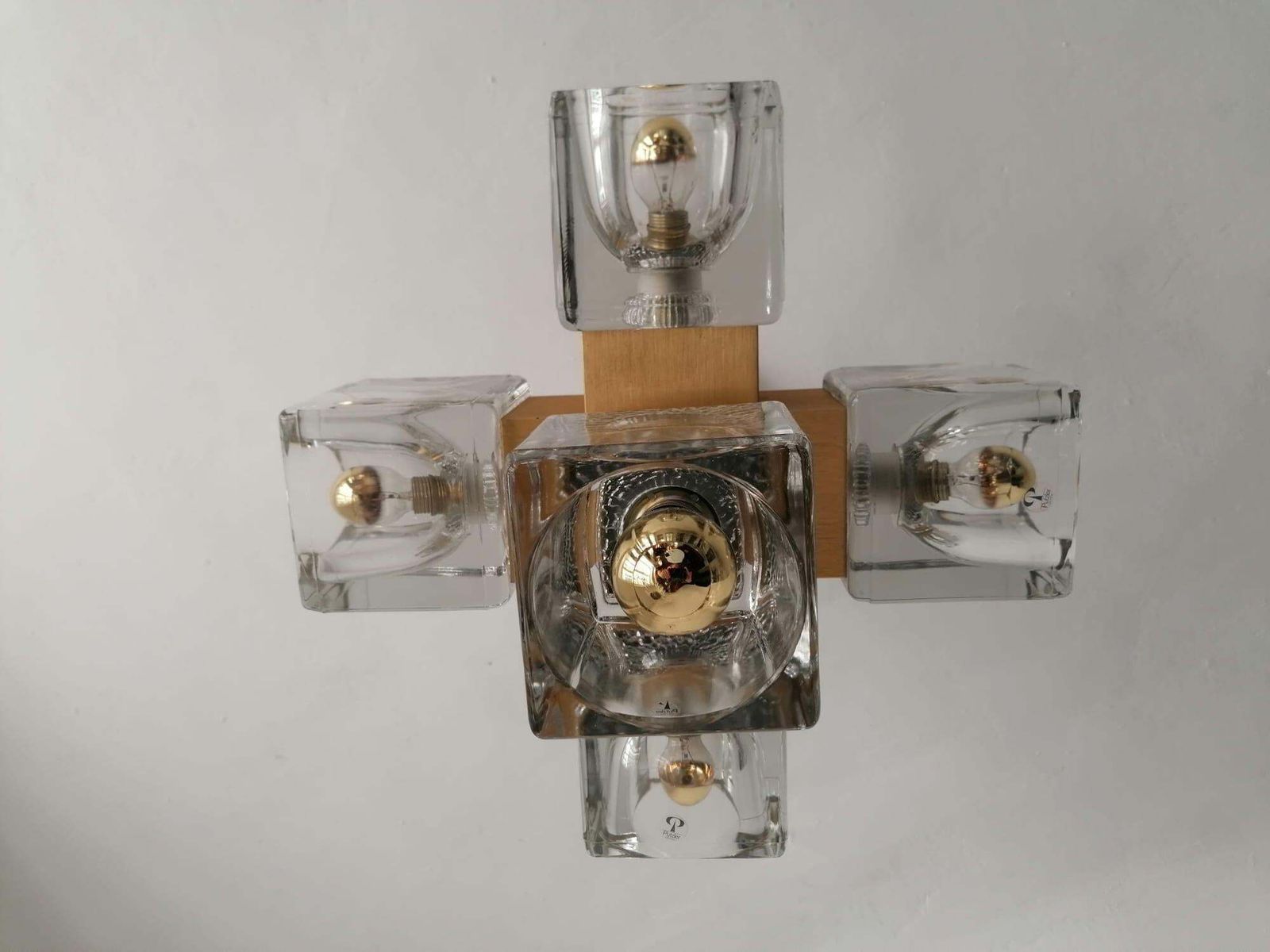 Beautiful Midcentury Chandelier By Peil & Putzler photo buy
